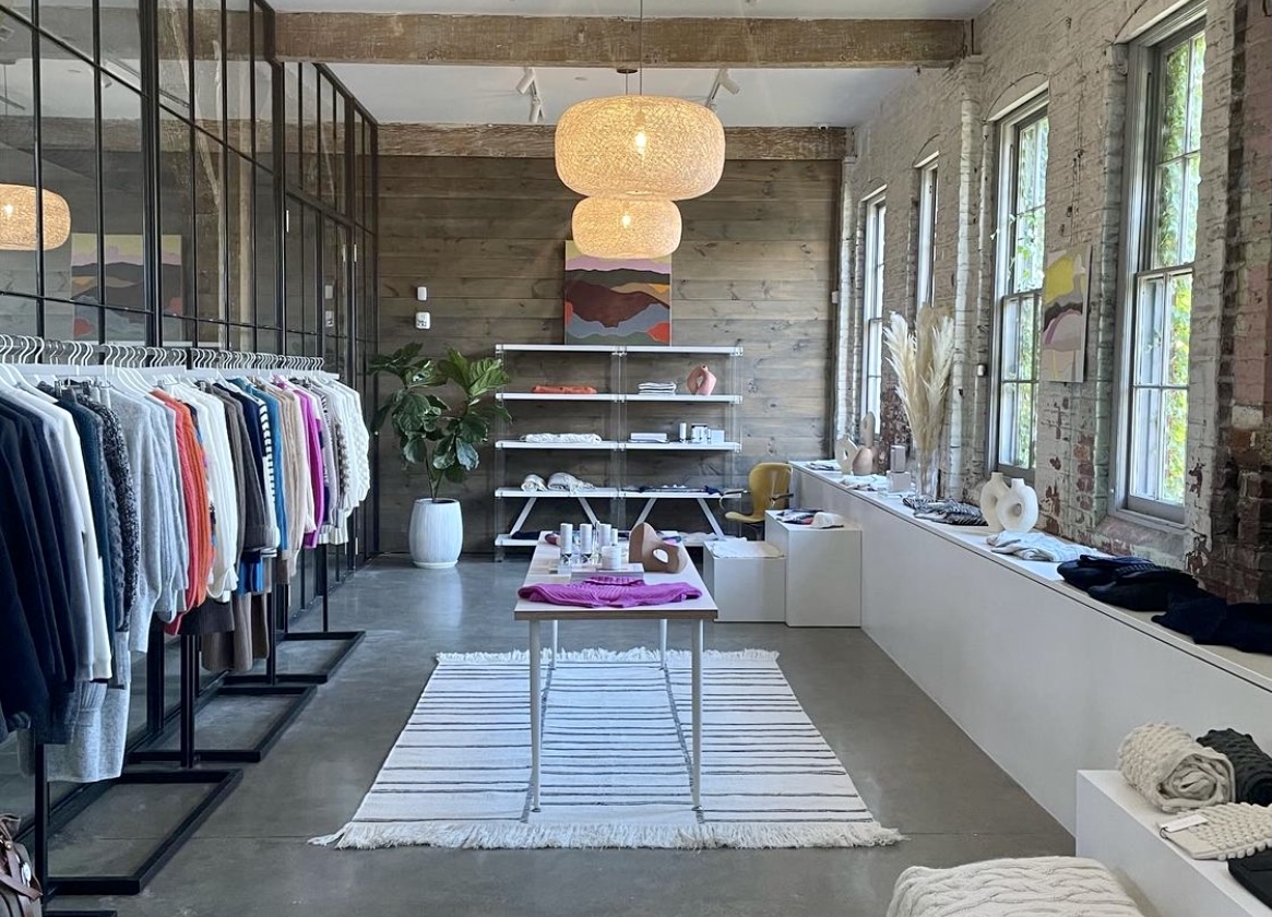 Explore the rails of high-quality knitwear at Eleven Six. Kingston's favorite find for modern knitwear thoughtfully designed in Upstate NY and ethically made in Peru by artisan knitters.